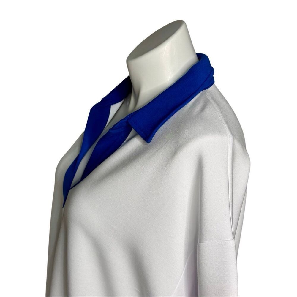 Simply Southern NWT white and blue oversized sweatshirt size XL - Picture 6 of 11